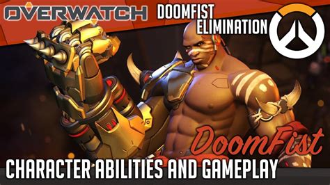 Overwatch Doomfist Gameplay And Abilities Breakdown New Character