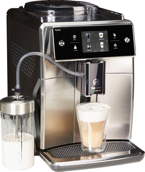 Auswahl aus 12 programmierten getränken über innovativen . Saeco Kaffeevollautomat SM7683/10 Xelsis, 15 ...