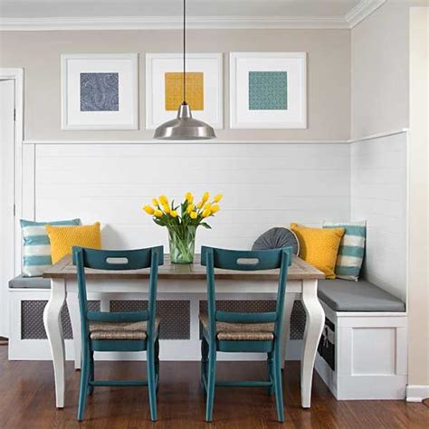 Locate and mark studs in wall. How To Create Your Very Own Breakfast Nook