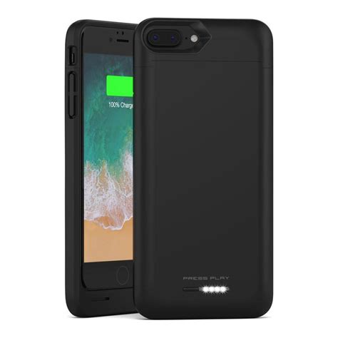 Press Play Iphone 8 Plus Battery Case With Qi Wireless Charging Apple