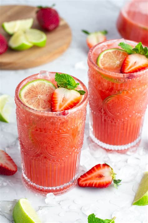 Strawberry Agua Fresca Strawberry Water Recipe Muttnutt