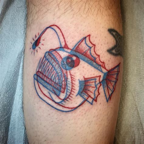 3d Angler Fish Tattoo By Winston The Whale Winstonthewhale On