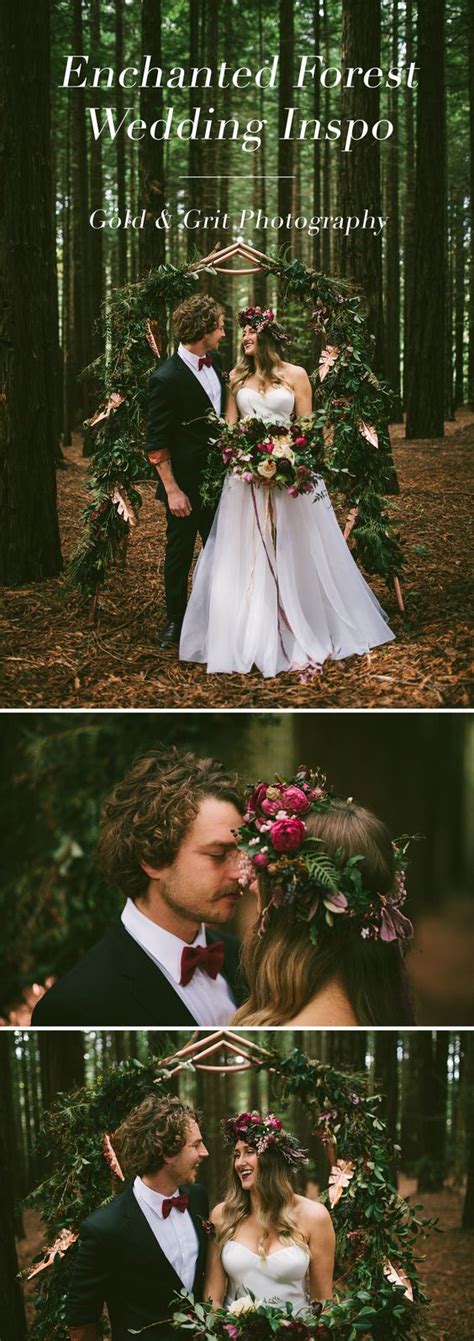 Redwood Forest Bohemian Wedding Inspiration With Floral