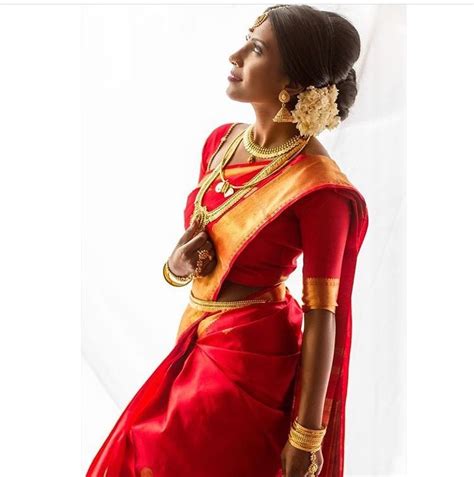 Red Koorai Indian Wedding Sari South Indian Bride Indian Bridal Lehenga