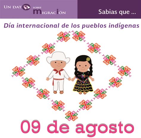 9 De Agosto Día Internacional De Los Pueblos Indígenas Consejo