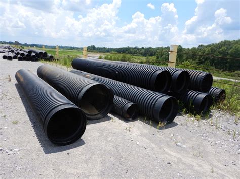 Corrugated Culverts Pipe Jm Wood Auction Company Inc