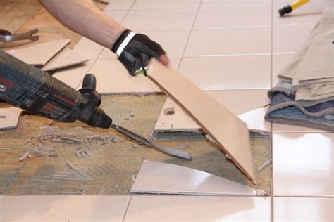 How To Remove A Tile Floor And Underlayment A Concord Carpenter