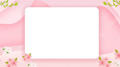 Pink Blossom Spring Peach Simple Beautiful Powerpoint Background For