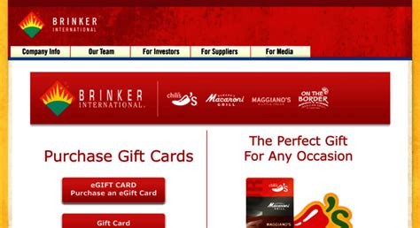 Access Brinkerstore Wgiftcard Com Brinker International EGift Card