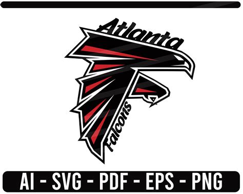 Atlanta Falcons Logo Svg Nfl Sports Football Cut File For Etsy