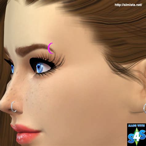 Sims 4 Ccs The Best Eyebrow Piercing By Simista