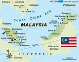 Malaysia is a country in southeast asia, on the malay peninsula, as well as on northern borneo. Map of Malaysia - Map in the Atlas of the World - World ...
