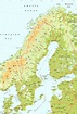 Sweden Physical Map • Mapsof.net