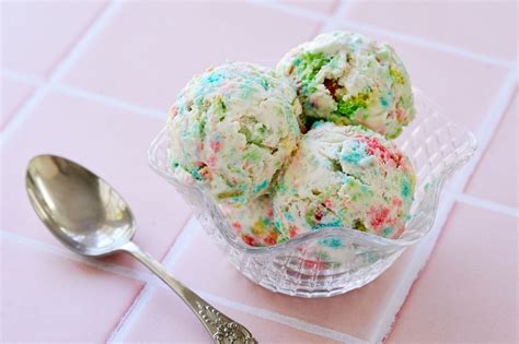 No Machine Rainbow Cake Ice Cream Gemmas Bigger Bolder Baking