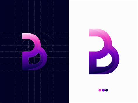 B Modern Letter Logo Design Concept B Letter By Md Iqbal Hossain On