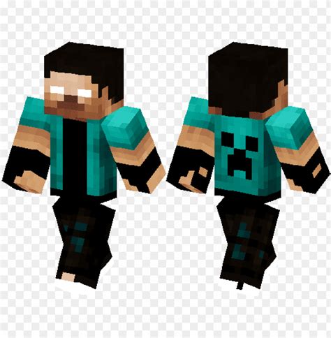 Skin Minecraft Pe Herobrine Png Image With Transparent Background Toppng