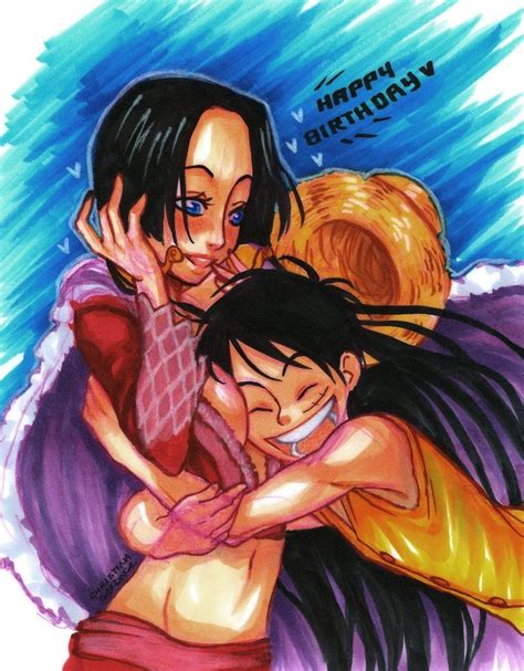 One Piece Luffy X Boa By Curry23 On Deviantart