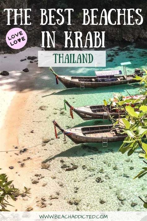 Best Beaches In Krabi Province Thailand With Map Beach Vacation Tips
