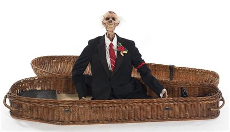 A wicker coffin, just in case you're not dead yet, sells ...