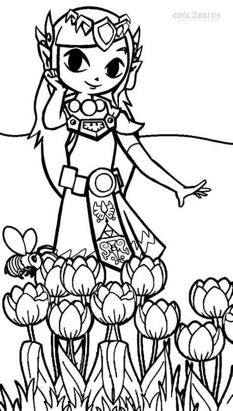 Supercoloring Zelda Coloring Pages For Kids