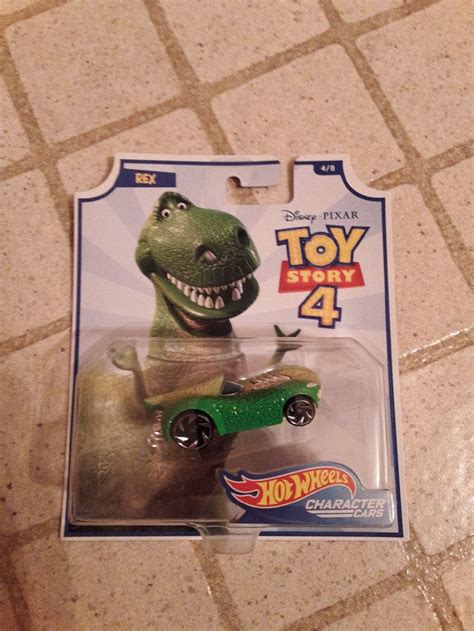 Toy Story 4 Rex Character Car Pixar Toys Hot Wheels Cars Hot Wheels