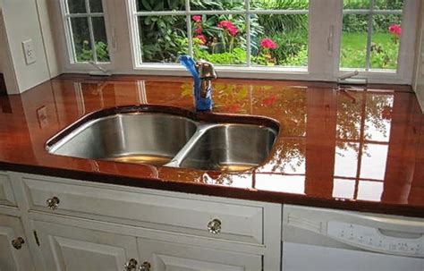 Epoxy resin is a liquid form adhesive that dries clear with a shiny look. Epoxy Countertops | Counter Top Epoxy | Diy wood ...