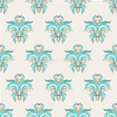 Seamless Blue Pattern Stock Vector Illustration Of Repetition 29730519