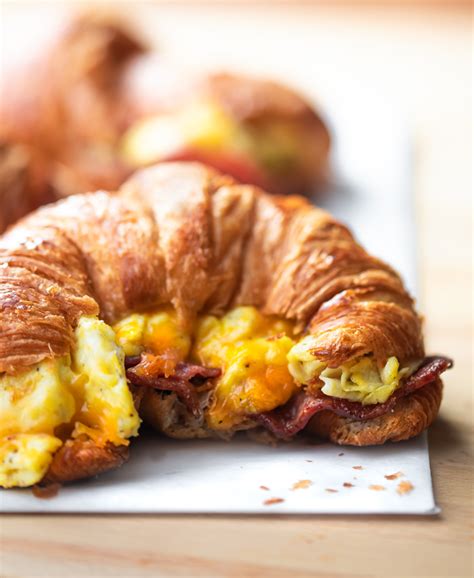 Bacon Egg And Cheese Croissant Whisk It Real Gud