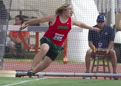 track and field the woodlands piperi earns bronze in discus stavinoha takes fifth