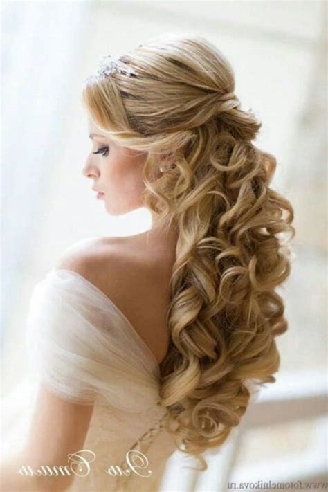 Wedding Hairstyles For Long Hair Half Up Dfemale Beauty