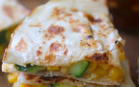 10 Minute Zucchini And Corn Quesadillas Dashing Dish