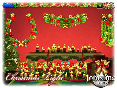 Sims 4 Ccs The Best Christmas Light Set By Jomsims