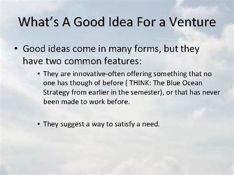 Generating Ideas The Importance Of Ideas Every Successful