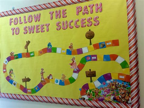 Counseling Candy Land Bulletin Board With Tips For A Successful School