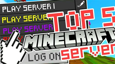 Top 5 Best Mcpe Servers 2020 116 Minecraft Bedrock Pe Xbox Pc