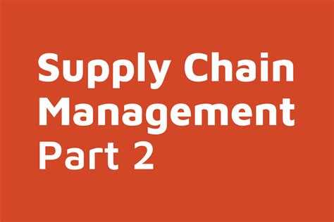 Supply Chain Management 2 D365fo On Demand Course