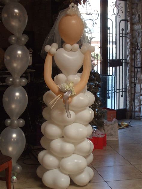 Cute Bride Balloon For A Bridal Shower Bride To Be Decorations Wedding Balloon Decorations