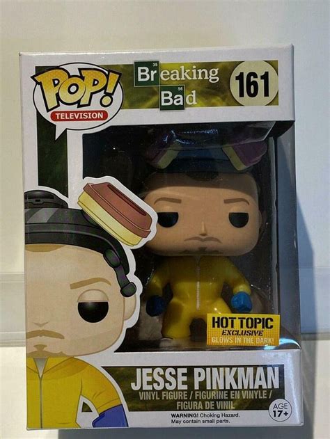 Funko Pop Breaking Bad Jesse Pinkman 161 Hazmat Suit Hot Topic Excl