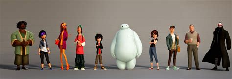 The characters behind the characters. Novedades Disney: Nuevo material de Big Hero 6 + Nuevo ...