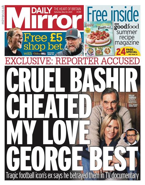 Daily Mirror Front Page 23rd Of April 2021 Tomorrow S Papers Today