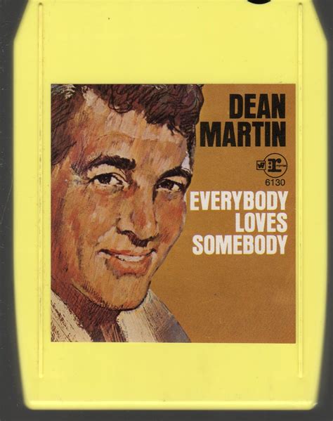 Dean Martin Everybody Loves Somebody - Dean Martin - Everybody Loves Somebody REPRISE 8-track tape