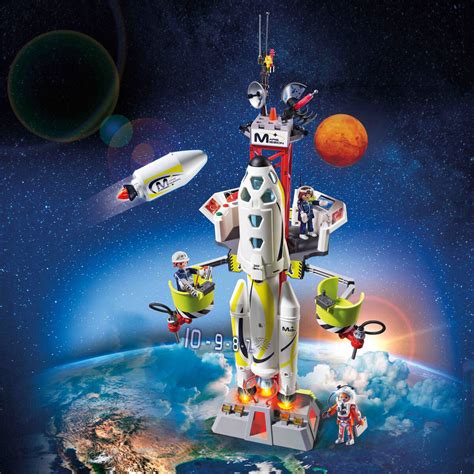Playmobil Space Mars Mission Rocket With Launch Site Model 9488 6