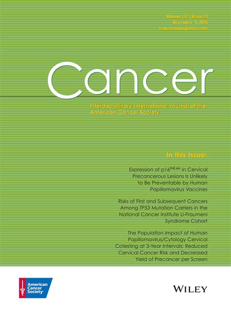 Risks Of First And Subsequent Cancers Among Tp53 Mutation Carriers In The National Cancer