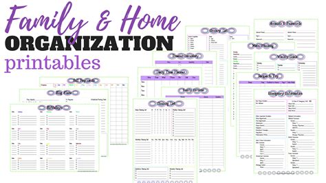 Home Organization Binder Printable