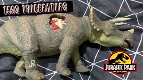 Jurassic Park “triceratops” Unboxing Kenner 1993 Youtube
