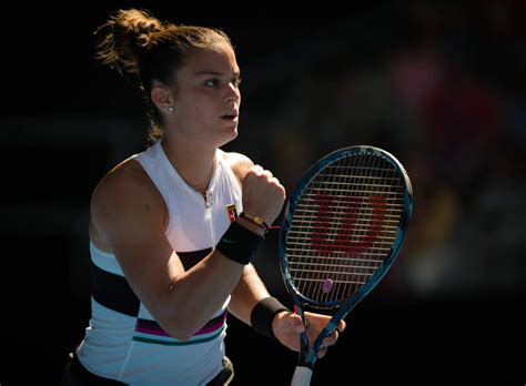 She became a professional in 2015. Maria Sakkari - Australian Open 01/14/2019