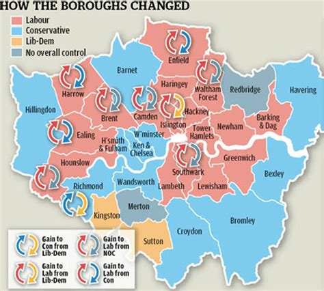 Labour Takes Control Of Eight More London Town Halls London Evening