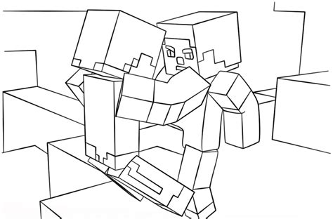 Minecraft Alex Coloring Pages Coloring Home