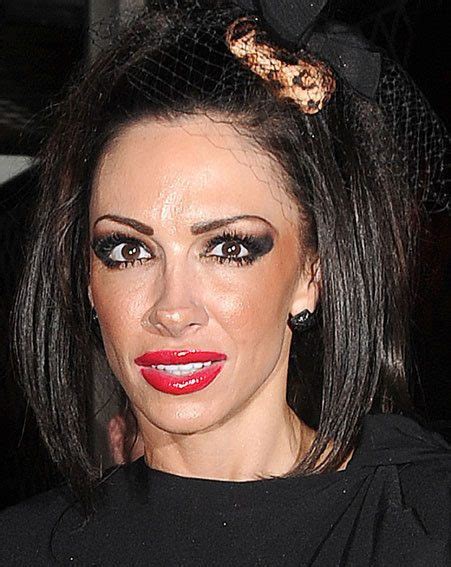 jodie marsh wears the contents of her make up bag to the ivy ok magazine