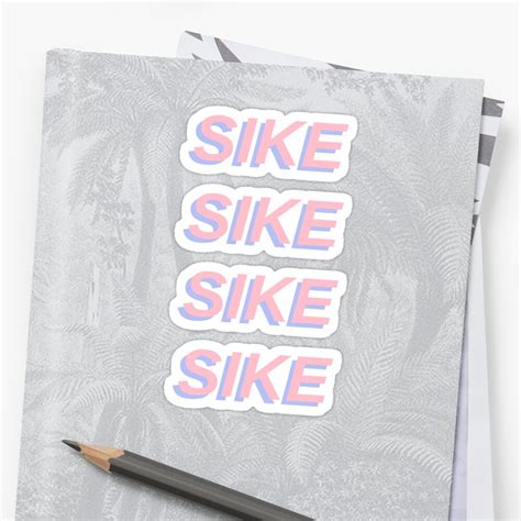 Sike Sticker By Nessirius Redbubble